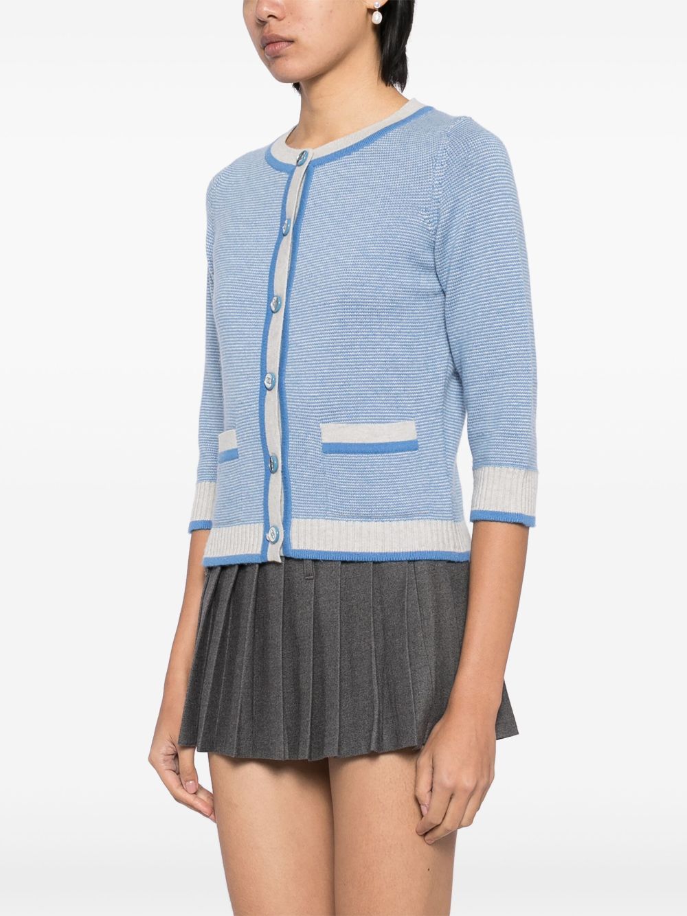 CHANEL 2008 round-neck cardigan Women