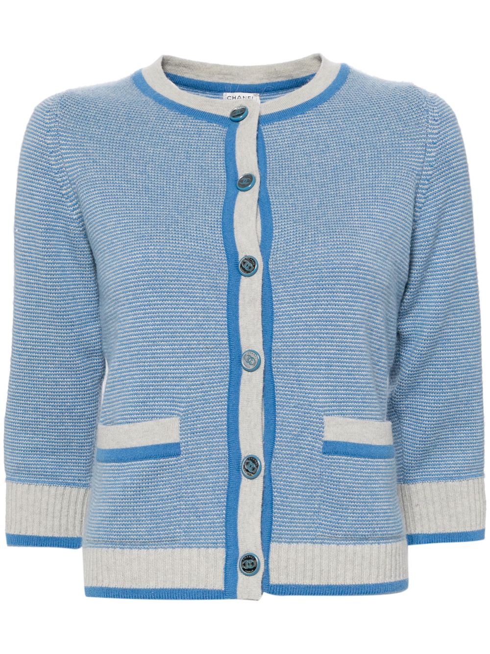 CHANEL 2008 round-neck cardigan Women