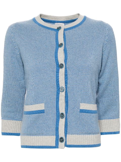 HOT SALE CHANEL 2008 round-neck cardigan Women