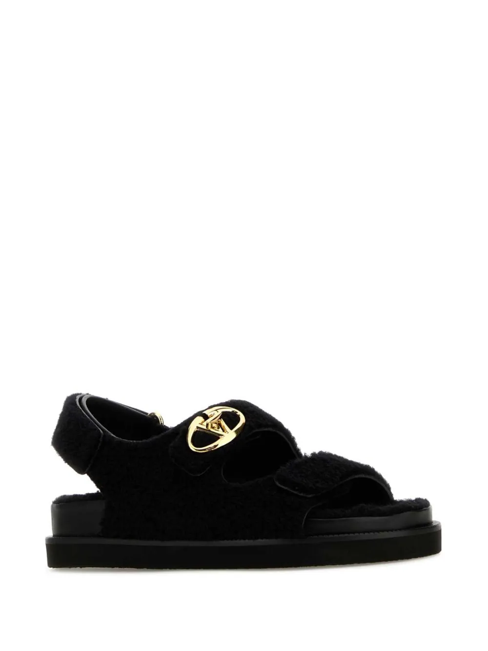 Valentino Garavani Sandalen van imitatiebont - Zwart