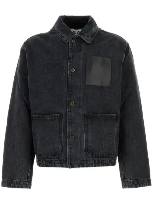 【美品】LOEWE 23AW アナグラム ロゴ デニム トラッカージャケット 美品】LOEWE 23AW アナグラム ロゴ デニム トラッカージャケット