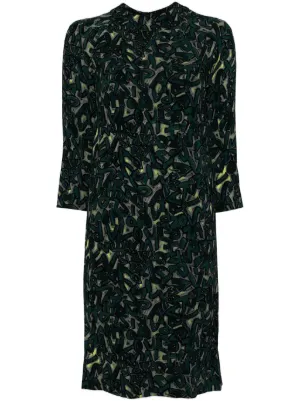 Louis Vuitton Pre-Owned 1990-2000s Graffiti Dress | Green | FARFETCH AO