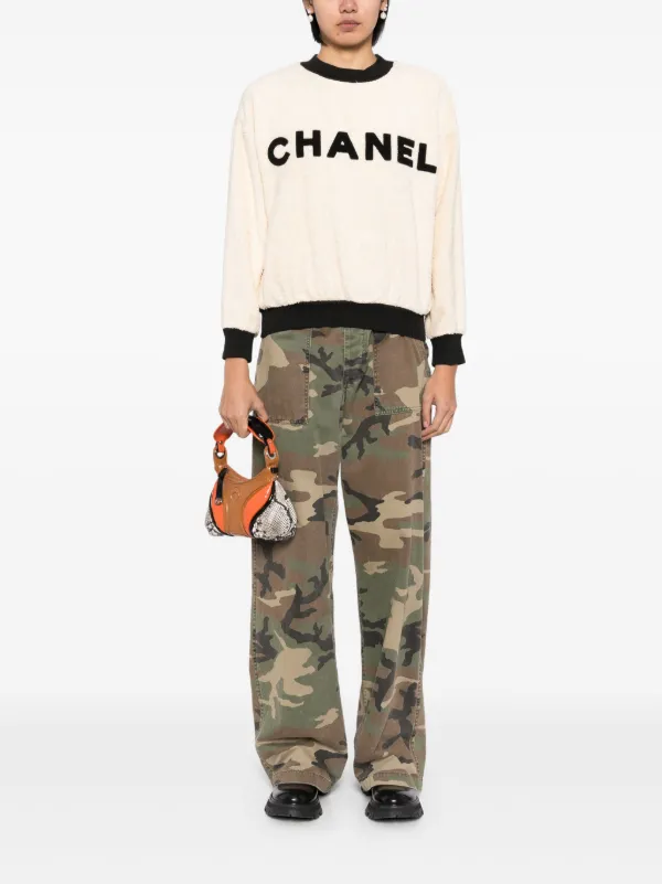 Chanel nude sweatshirt sale