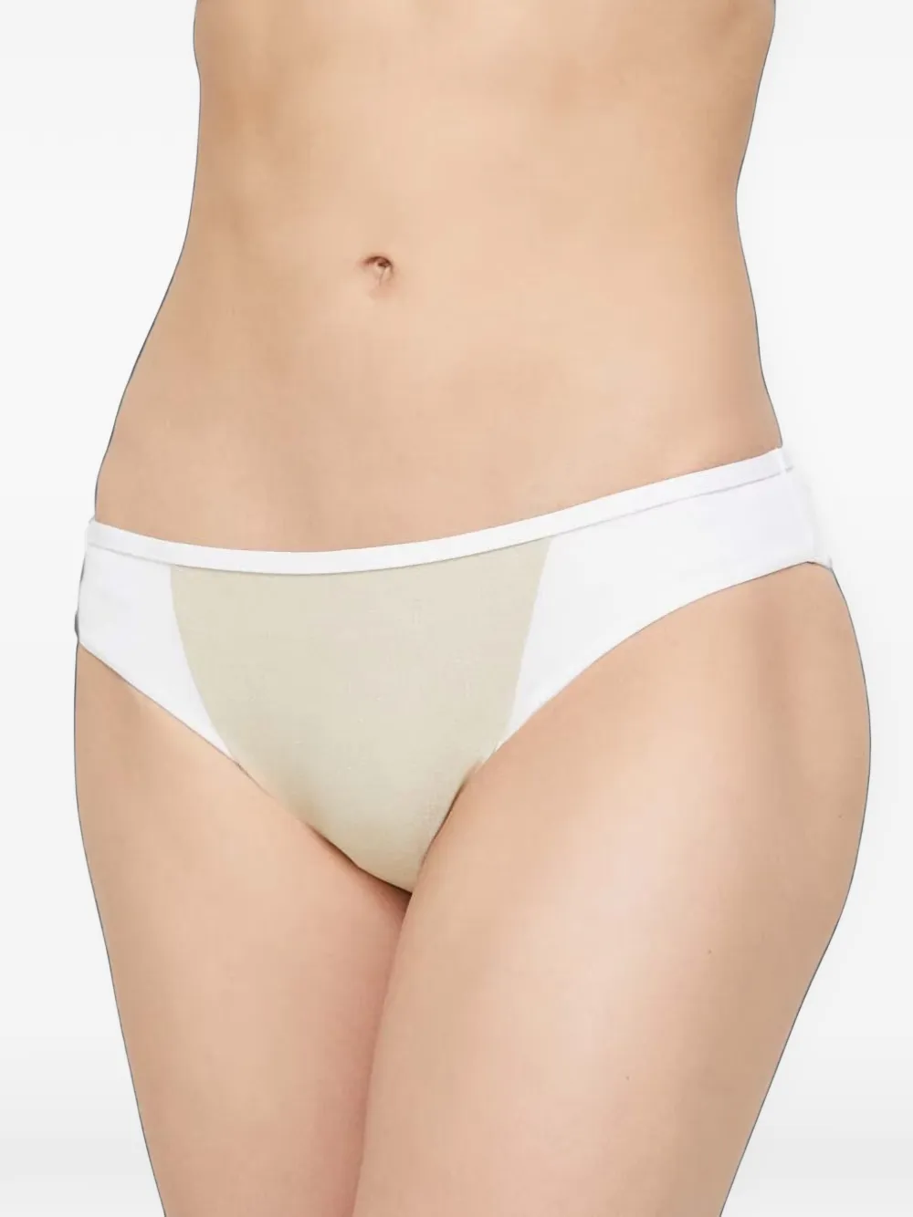 Ea7 Emporio Armani logo-plaque bikini Wit
