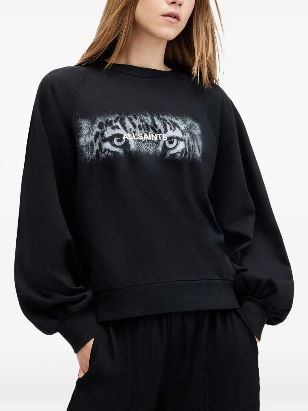 AllSaints Stare Cygni スウェットシャツ - ブラック AllSaints Stare Cygni スウェットシャツ - ブラック