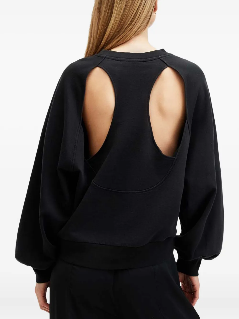 Allsaints Stare Cygni Sweatshirt In Black