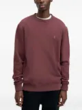 AllSaints Raven embroidered crew-neck sweatshirt