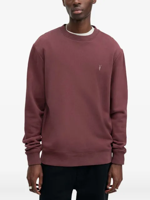AllSaints Raven embroidered crew-neck sweatshirt