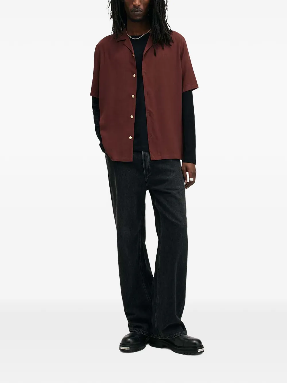 AllSaints camisa Venice con botones | Image 2
