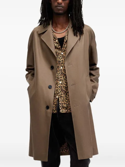 AllSaints Montell Mac button-fastening coat