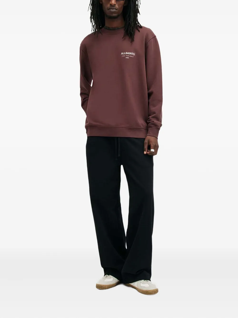 AllSaints Underground logo-print sweatshirt - Bruin