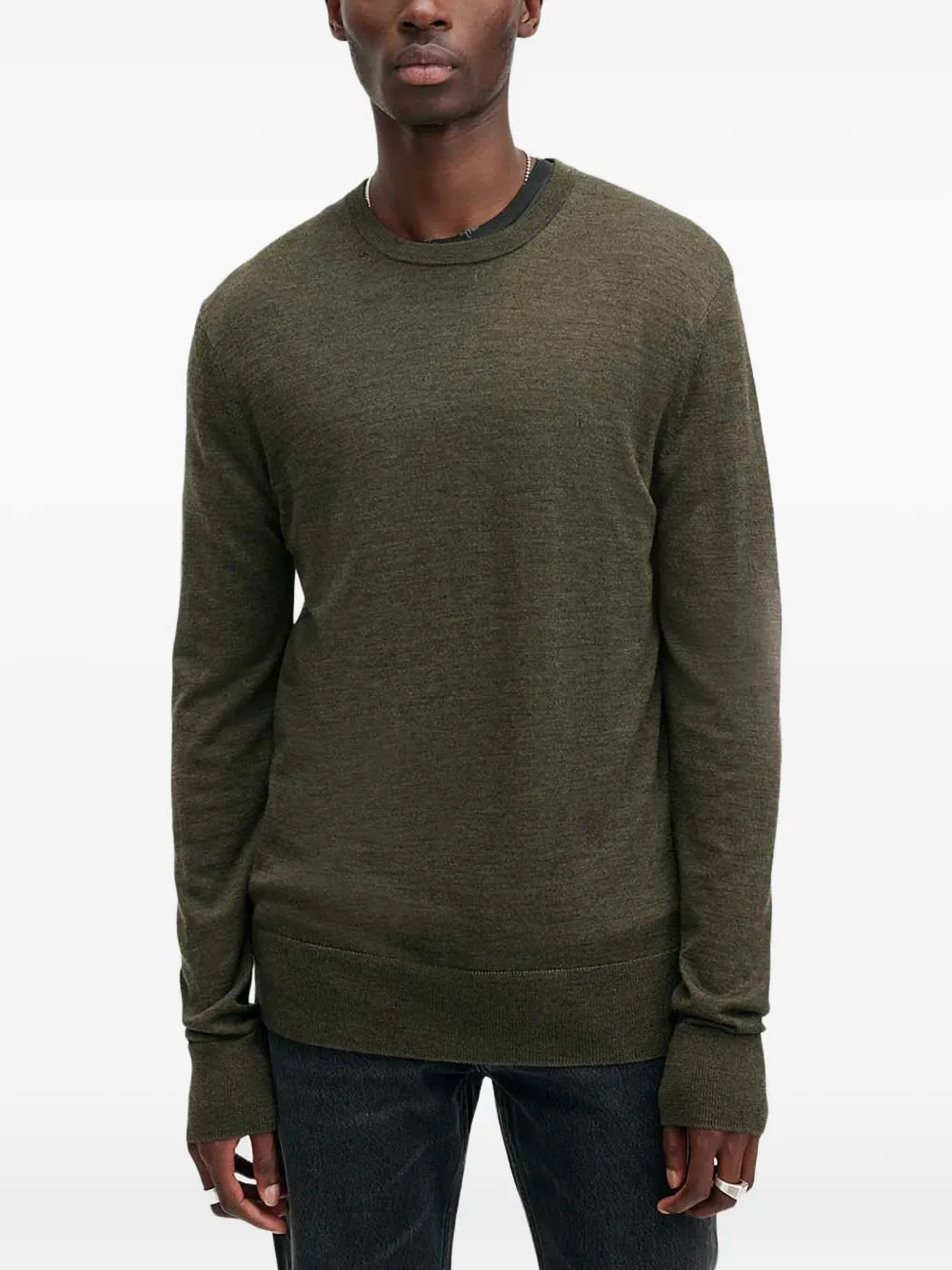 AllSaints Mode クルーネック セーター - グリーン AllSaints Mode クルーネック セーター - グリーン