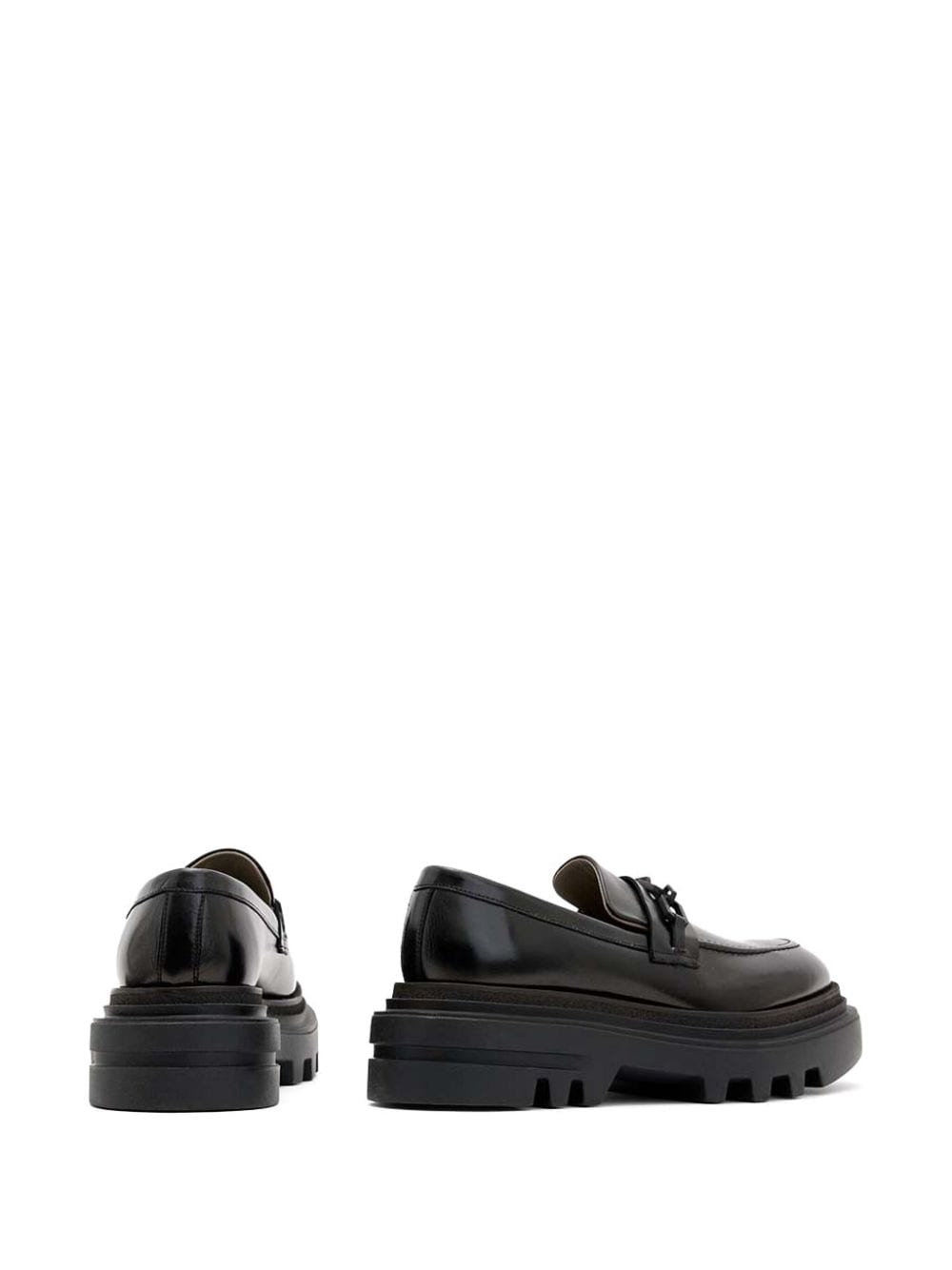 Shop Allsaints Alexia Loafers In Schwarz