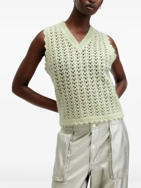 AllSaints Vivian open-knit tank top