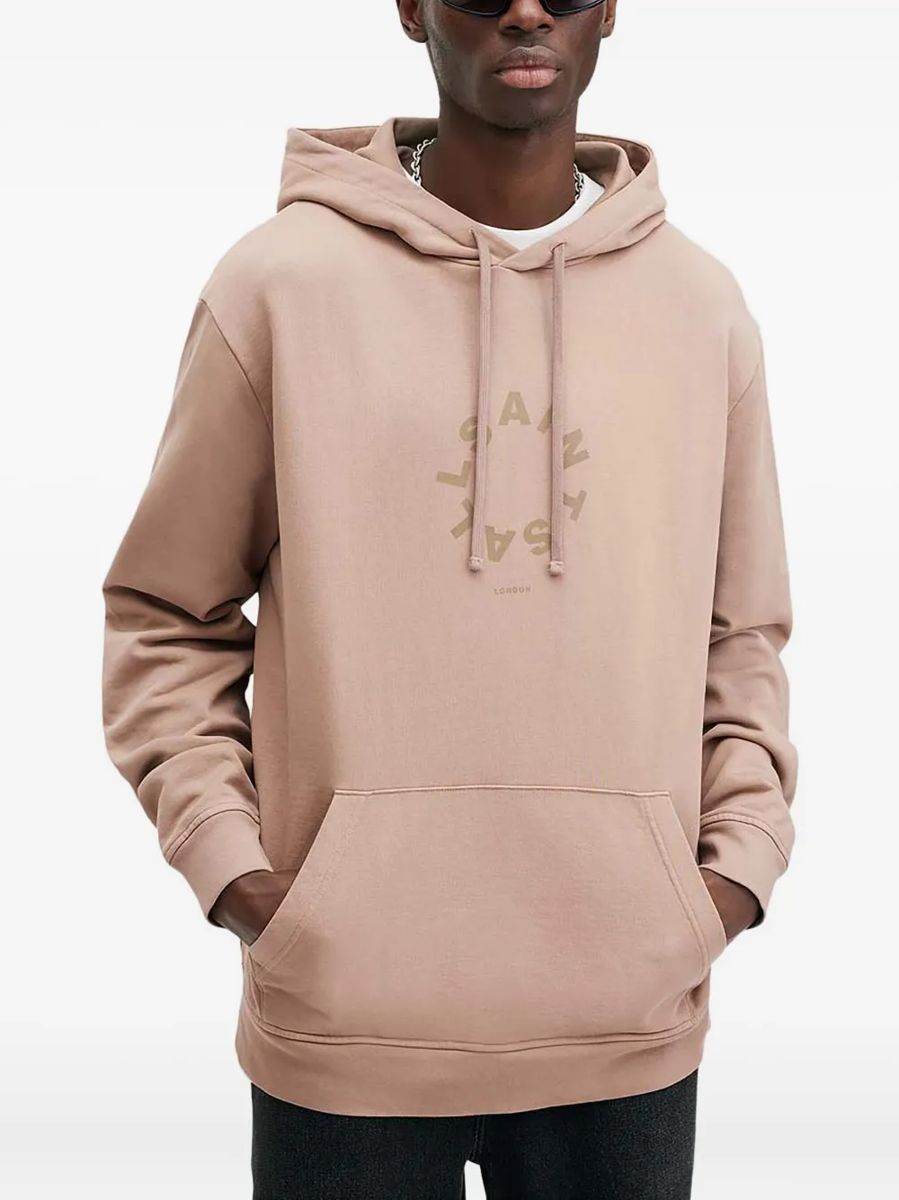 AllSaints Tierra ロゴ パーカー - ニュートラル AllSaints Tierra ロゴ パーカー - ニュートラル