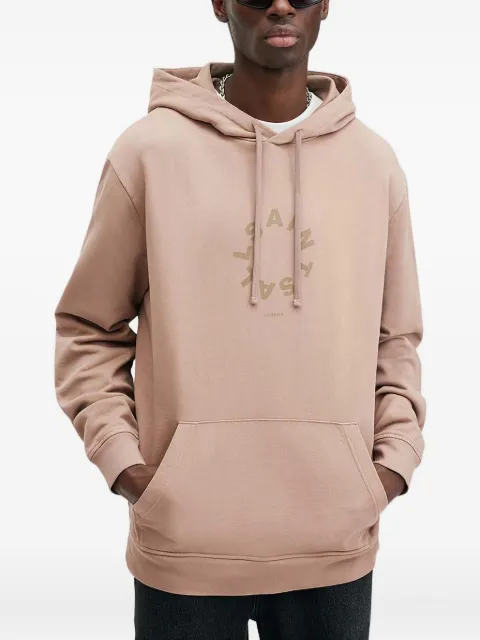 AllSaints Tierra logo-print hoodie