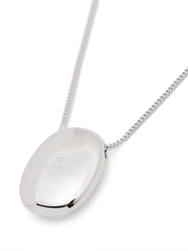 Tom Wood Pebble ネックレス | シルバートーン | FARFETCH JP