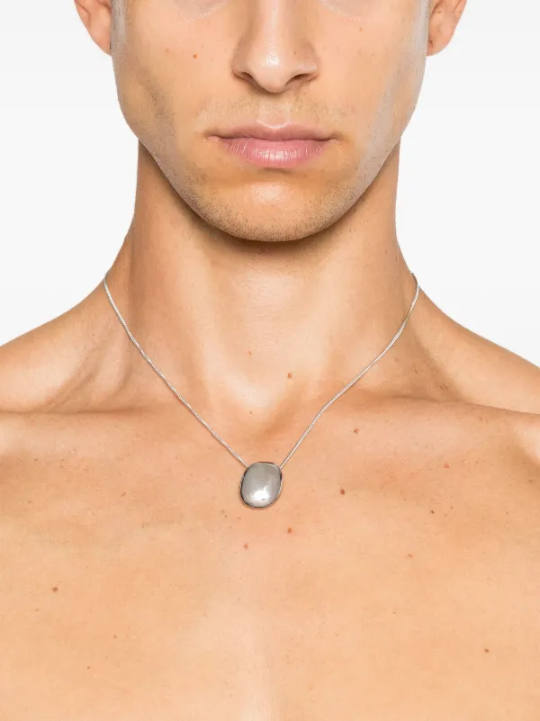 「かわいい～！」 | ネックレス Pebble Wood Tom シルバートーン JP FARFETCH | アクセサリー