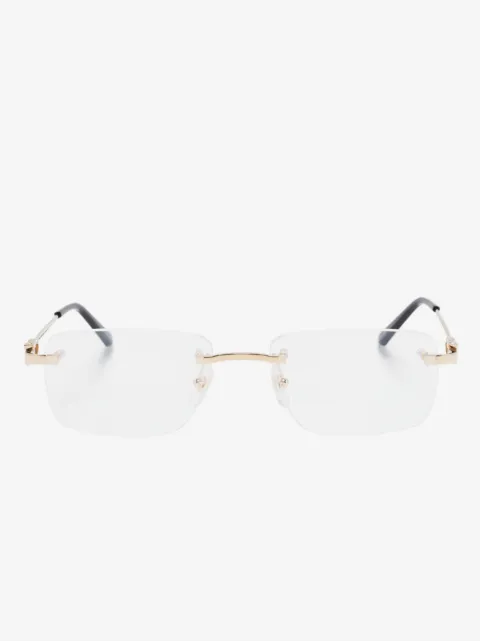 Cartier Eyewear lentes con armazón rectangular