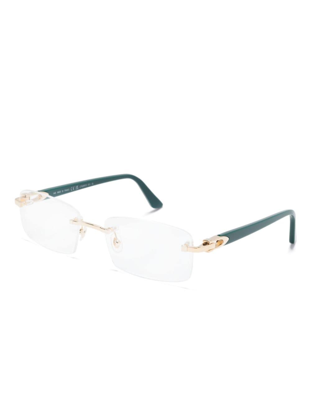 Cartier Eyewear Signature C de Cartier zonnebril - Groen