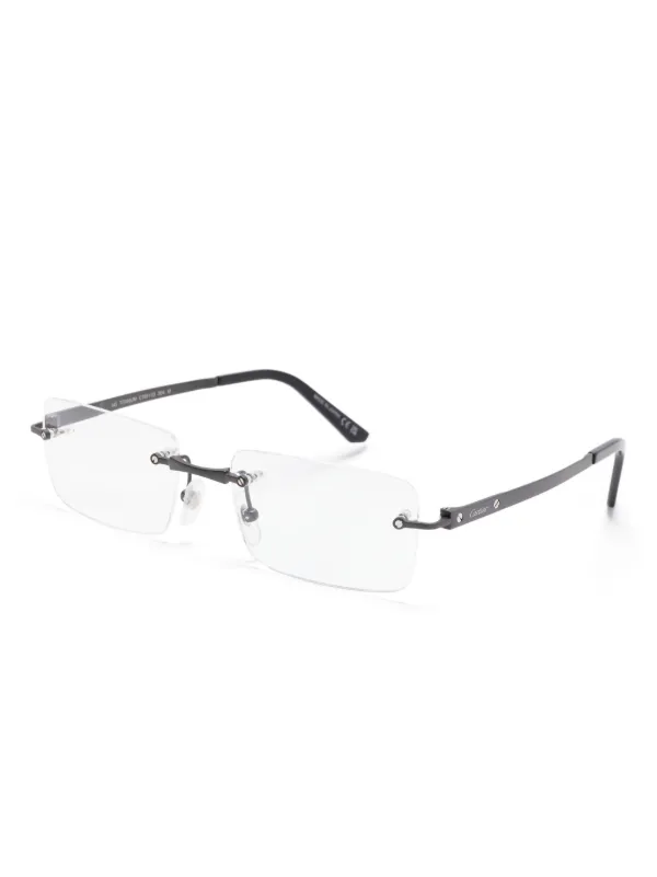 Titanium eyewear rimless top