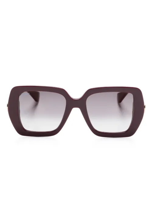 Lunettes de soleil à monture oversize - Cartier Eyewear - Modalova