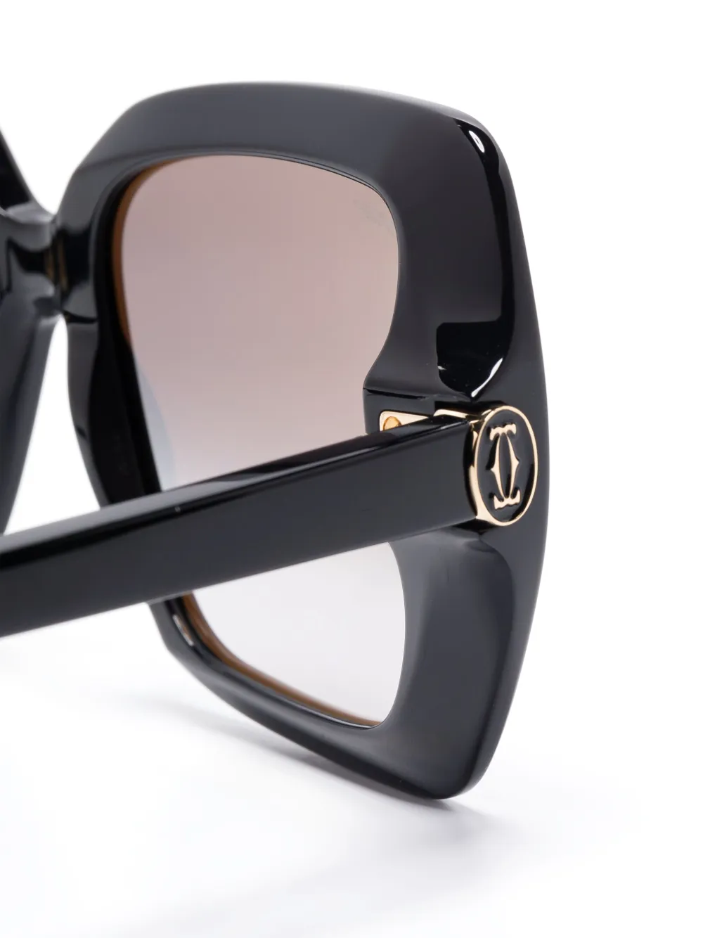 Cartier Eyewear C de Cartier zonnebril Zwart