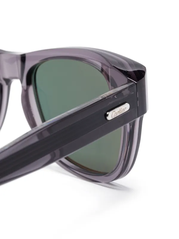 新品　カルティエ　サングラス　CARTIER Cartier Eyewear C ドゥ カルティエ サングラス | グレー | FARFETCH JP
