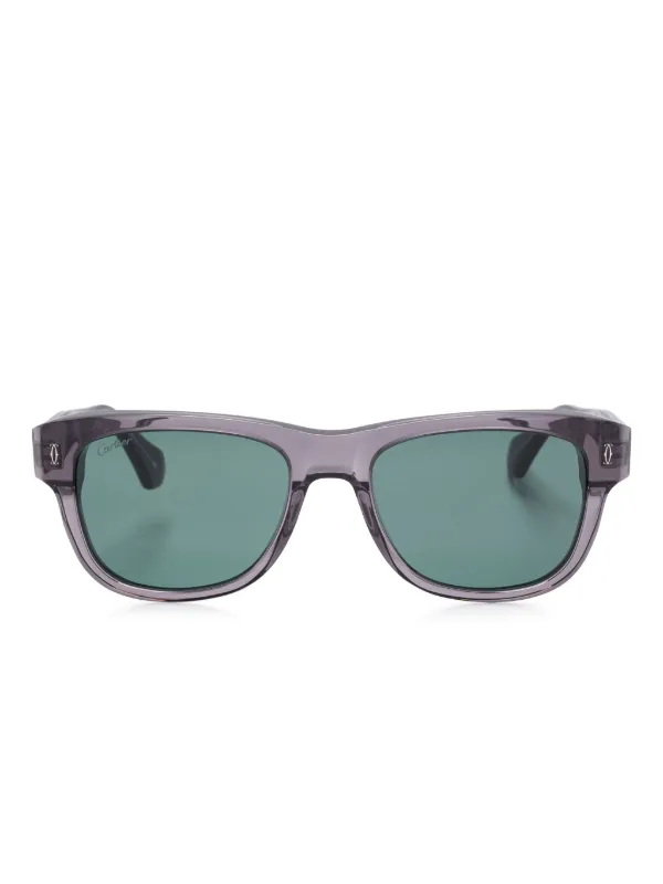 Cartier Eyewear C ドゥ カルティエ サングラス | グレー | FARFETCH JP