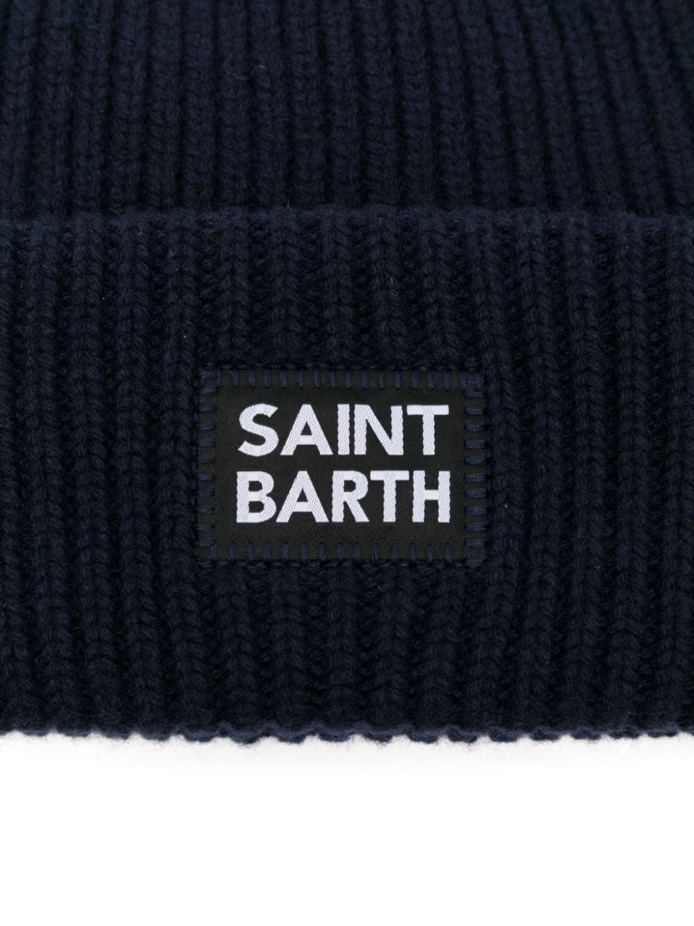 MC2 Saint Barth Kids Muts met logopatch - Blauw