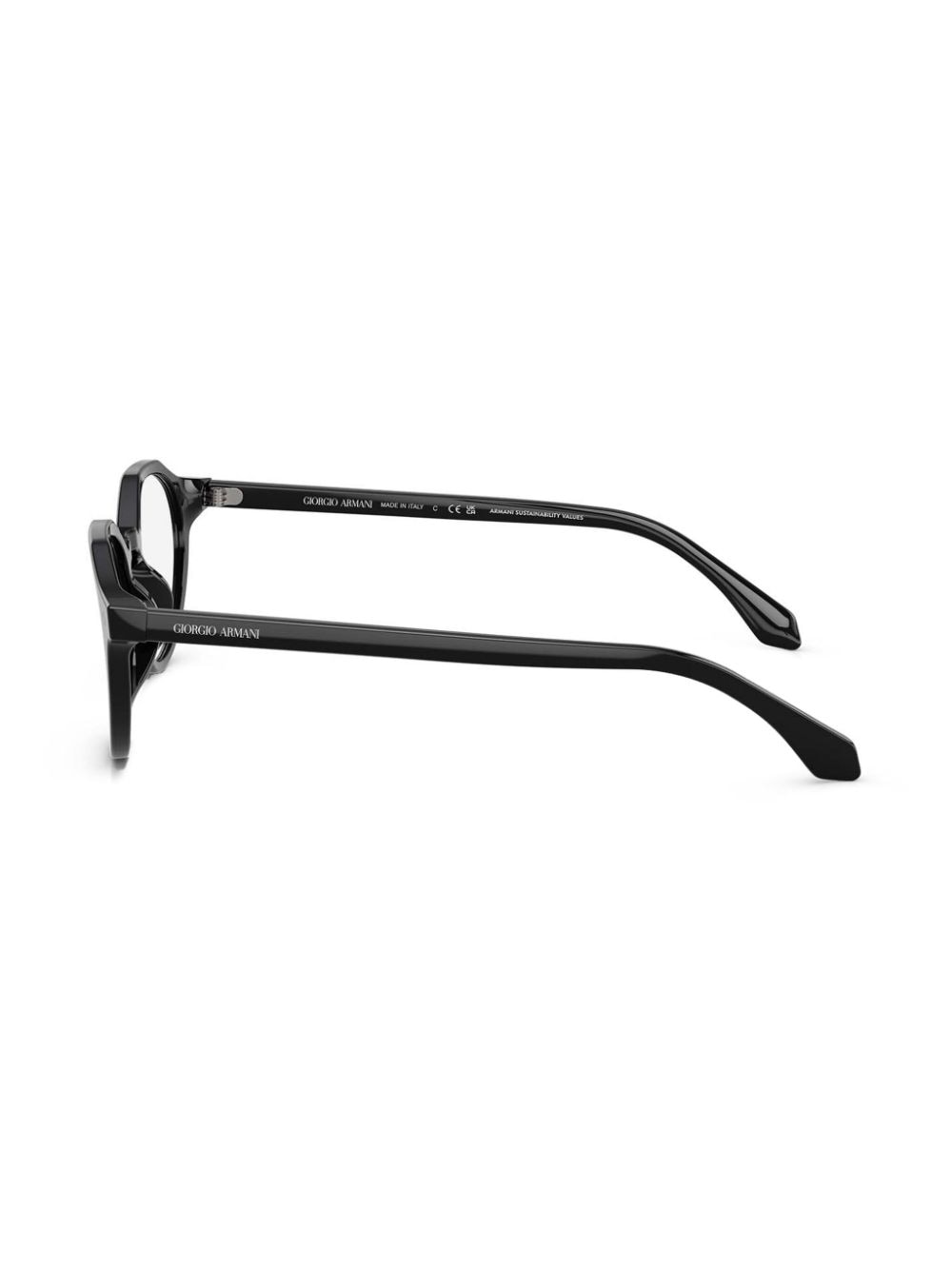 GIORGIO ARMANI ROUND-FRAME GLASSES 