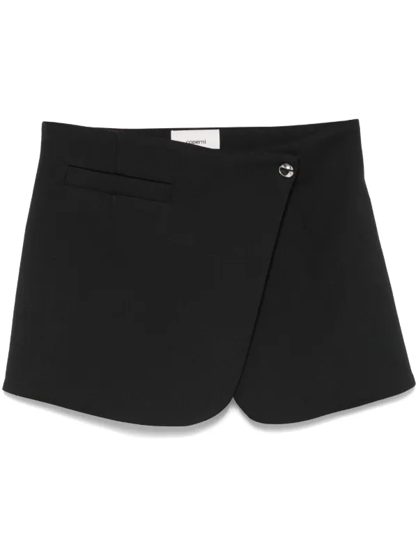 【関税込み】Coperni ブラック Tailored ミニスカート Coperni Tailored Mini Skirt | Black | FARFETCH