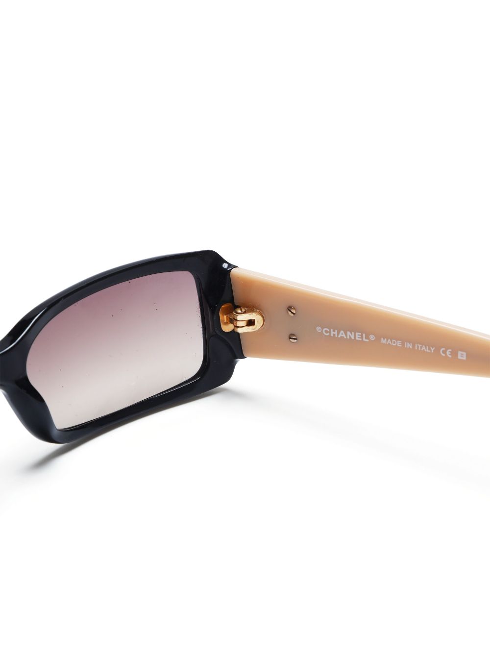 Affordable HOT SALE CHANEL 2000 CC rectangular-frame sunglasses Women