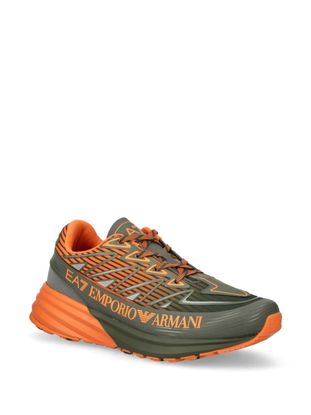 Ea7 Emporio Armani Crusher Distance Trail sneakers Oranje