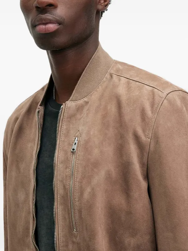 エンダーマン　ALL SAINTS　スエードボンバージャケット AllSaints ボンバージャケット | ブラウン | FARFETCH JP
