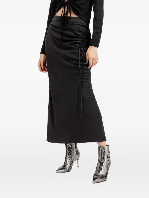 AllSaints Alexia drawstring side-seam skirt