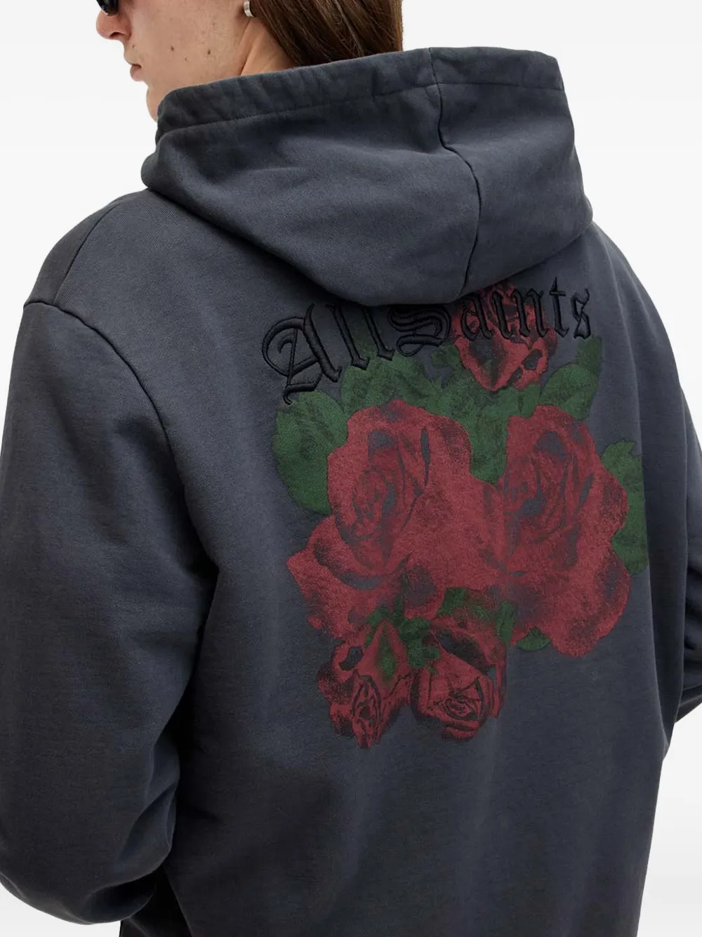 AllSaints Melrose hoodie Zwart