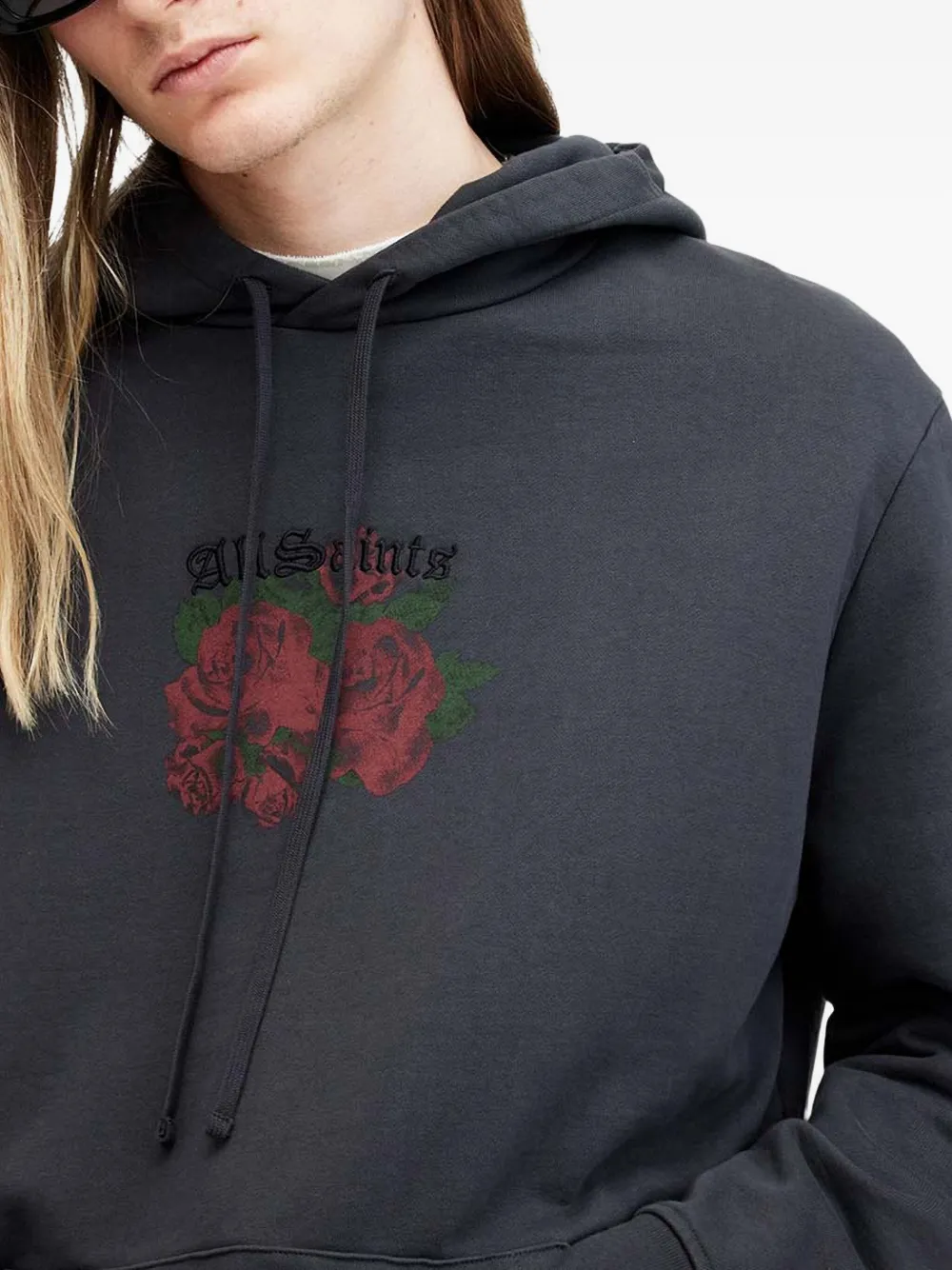 AllSaints Melrose hoodie Zwart