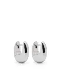 Tom Wood small Pebble earrings - Silver