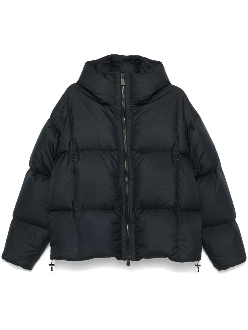 hooded puffer jacket