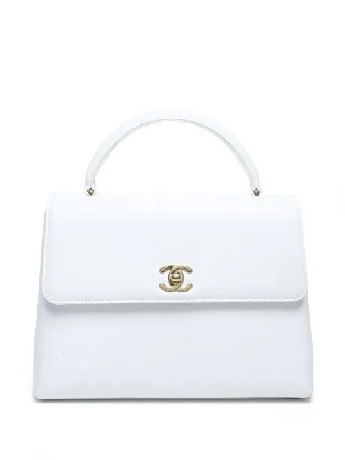 Sac à main à logo CC (1994-2000) - CHANEL Pre-Owned - Modalova