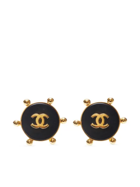 CHANEL Pre-Owned 1990 CC Mark earrings