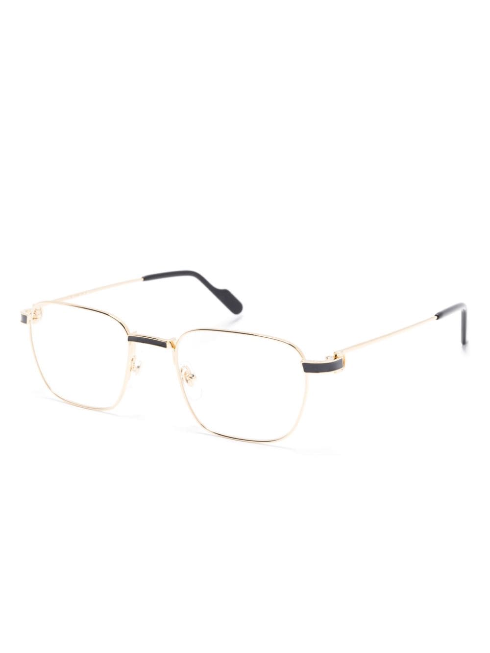 Cartier Eyewear Bril met vierkant montuur - Goud