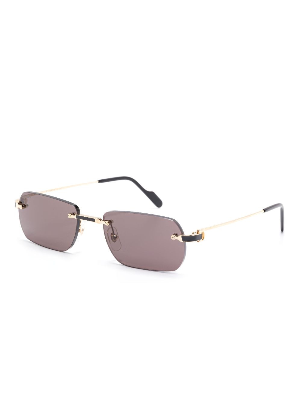 Shop Cartier Première De  Sunglasses In Black