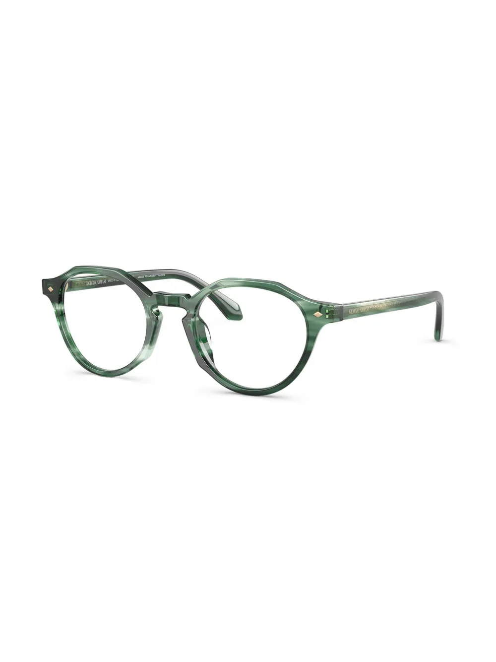Giorgio Armani round-frame glasses | Men | Image 2