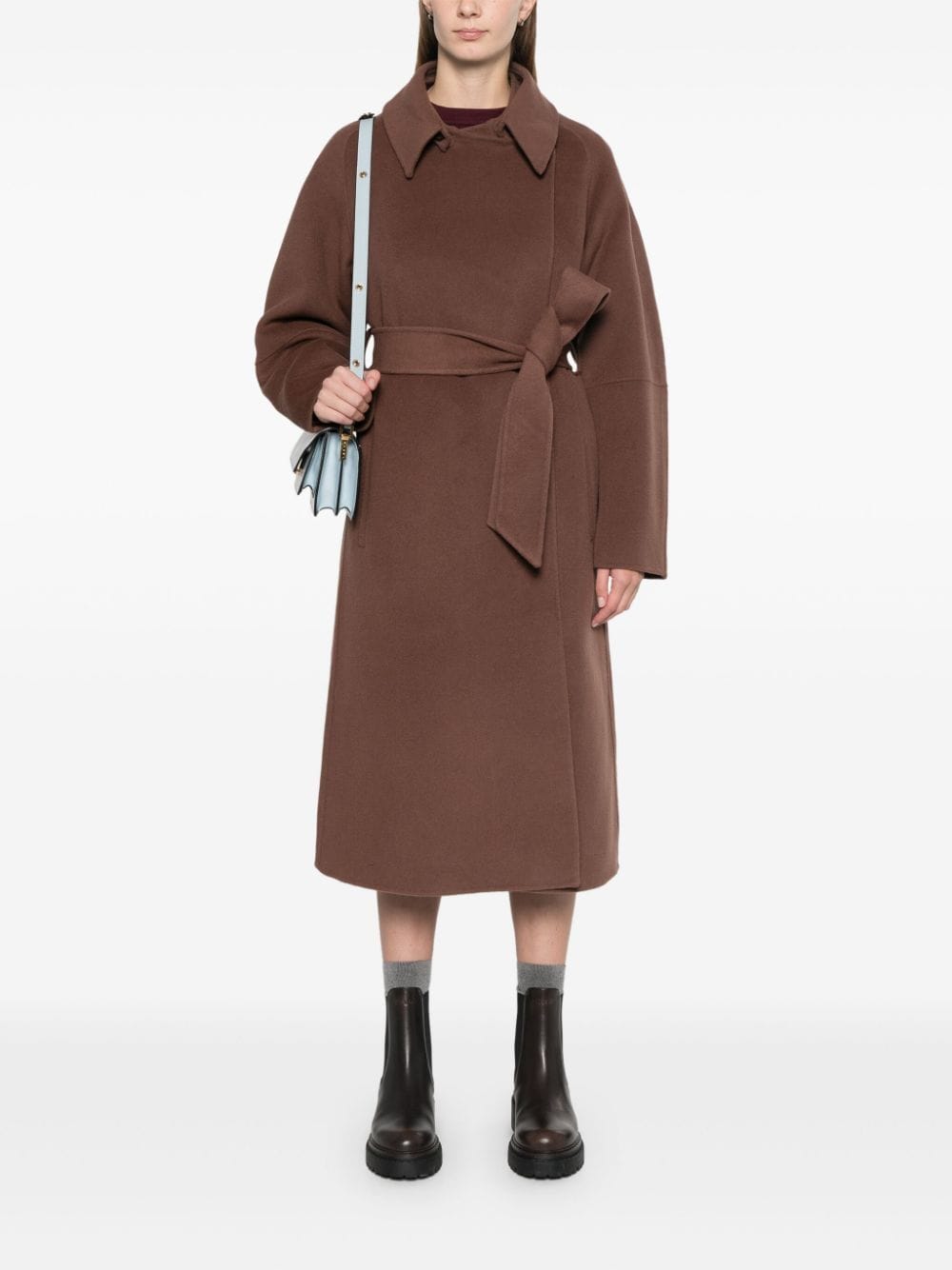 Shop Soeur Chambery Coat In Brown