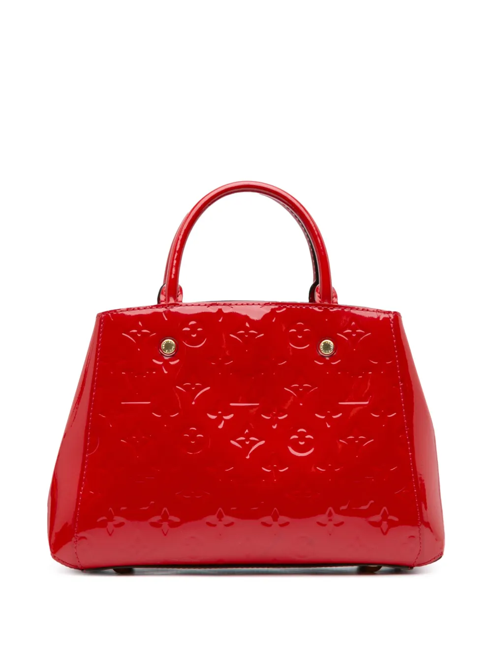 Louis Vuitton Pre-Owned 2015 Monogram Vernis Montaigne BB satchel - Rood