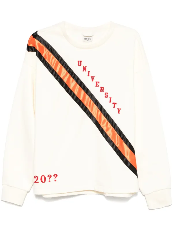 Bode Grad Colors Sweatshirt in Neutrals