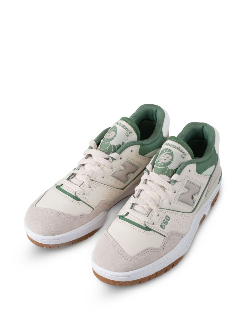 Shop New Balance Bbw550 Sneakers In Weiss