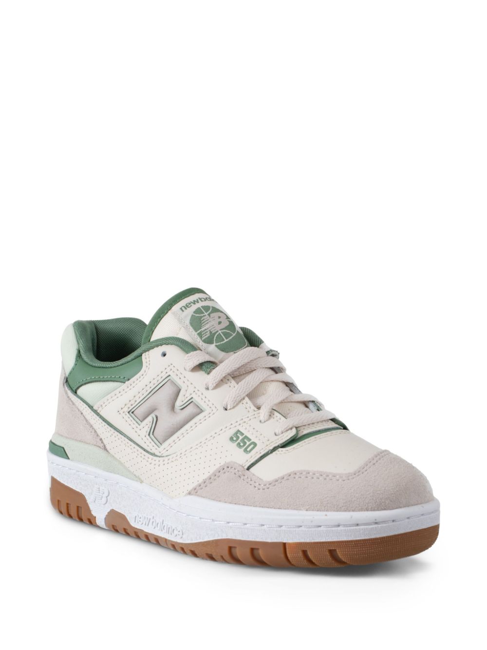 Shop New Balance Bbw550 Sneakers In Weiss